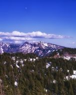 cascade mountains in nature