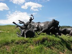 Picture of sculptures in south dakota