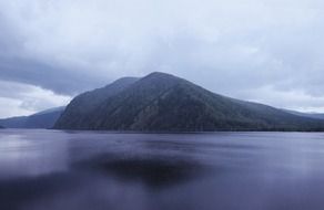 Water near the mountains