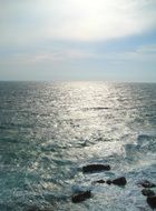sun rays on sea water