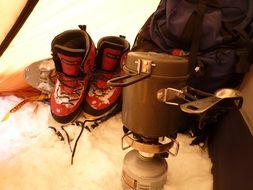 mountaineering boots, pyrenees, benasque