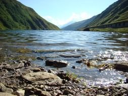 water on mountain