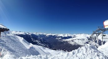 terrific snow ski landscape