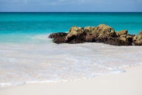 azure blue beach landscape