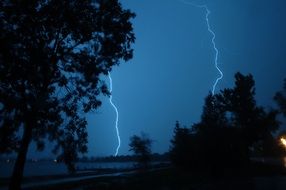 magnificent lightning storm