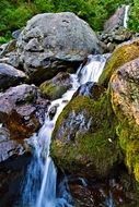 Water on the stones