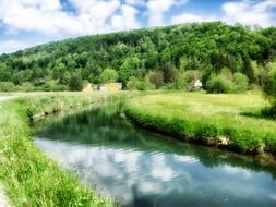 German landscape reflections