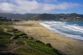 Sand beach san francisco Panorama