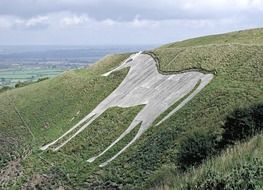 landscape of the white horse hill