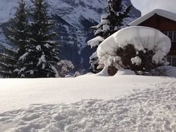 mountain hut in Switzerland