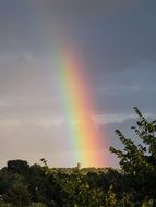 colorful natural rainbow