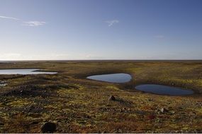 landscape of skaftafell in nature