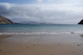 Landscape of the sea beach