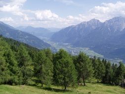 scenic mountains in Allgau