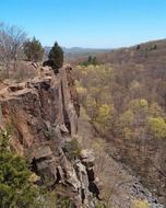gorge and hilly valley in Connecticut