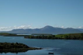 panoramic view of a lake in ireland