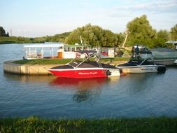 Colorful fishing boats