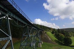 old railway bridge in Germany