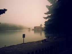 lake bolu landscape