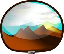 mountains landscape beautiful painting
