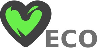 green heart, eco symbol