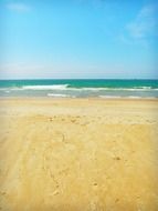 Beach on the horizon