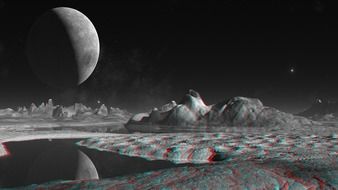 space landscape drawing