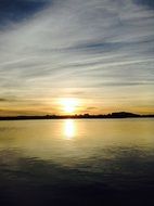 golden sunrise over the ocean
