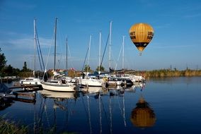 water lake ship sailing vessel