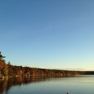 terrific autumn lake