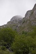 high cliffs in Transylvania