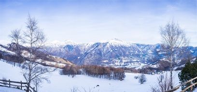 magical landscape mountains