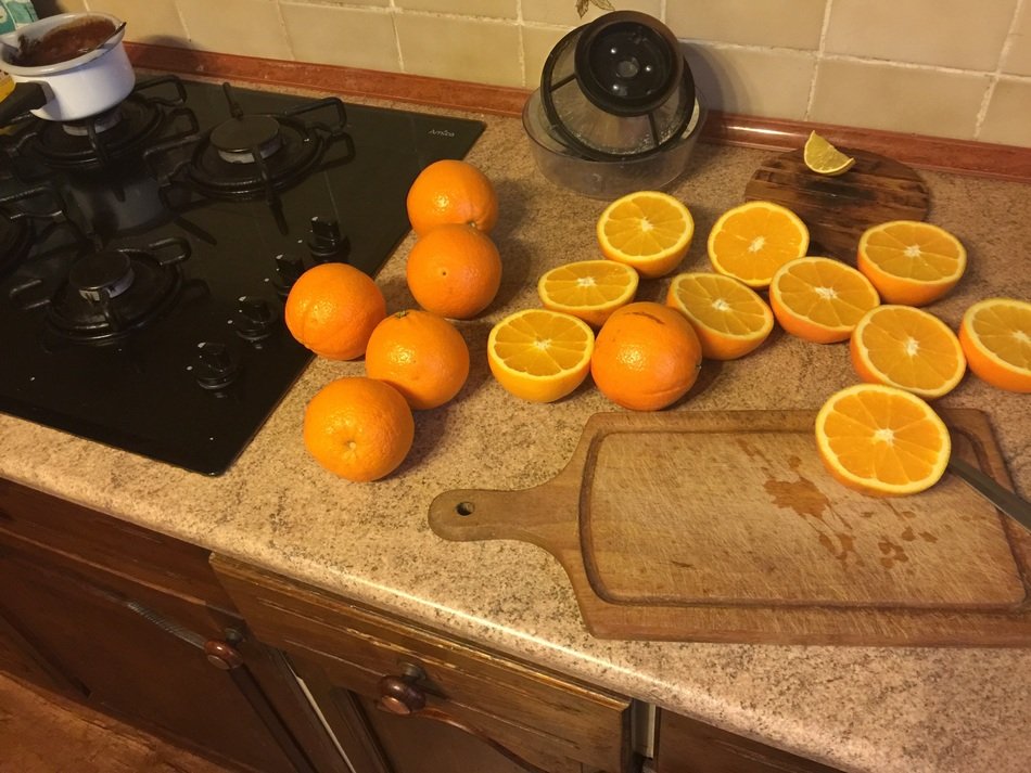 orange juice preparation
