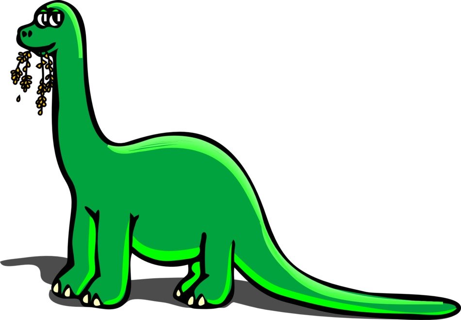 Ä°llustration of Green gigantic dinosaur