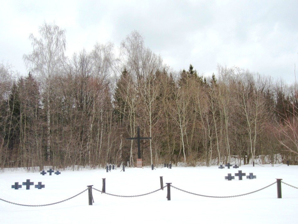 cemetery in winter