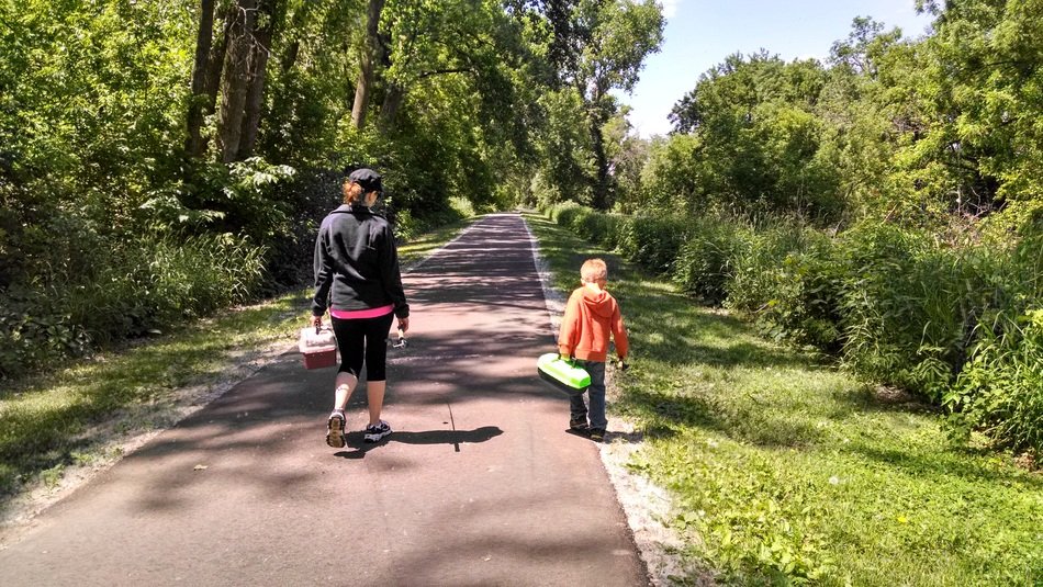 walk in the park before fishing