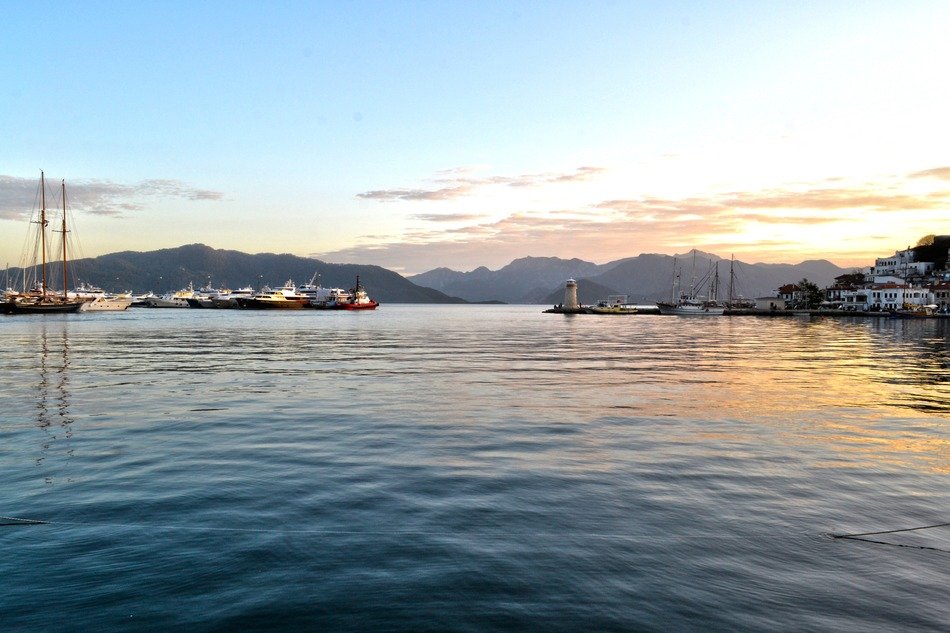 landscape of marine beach