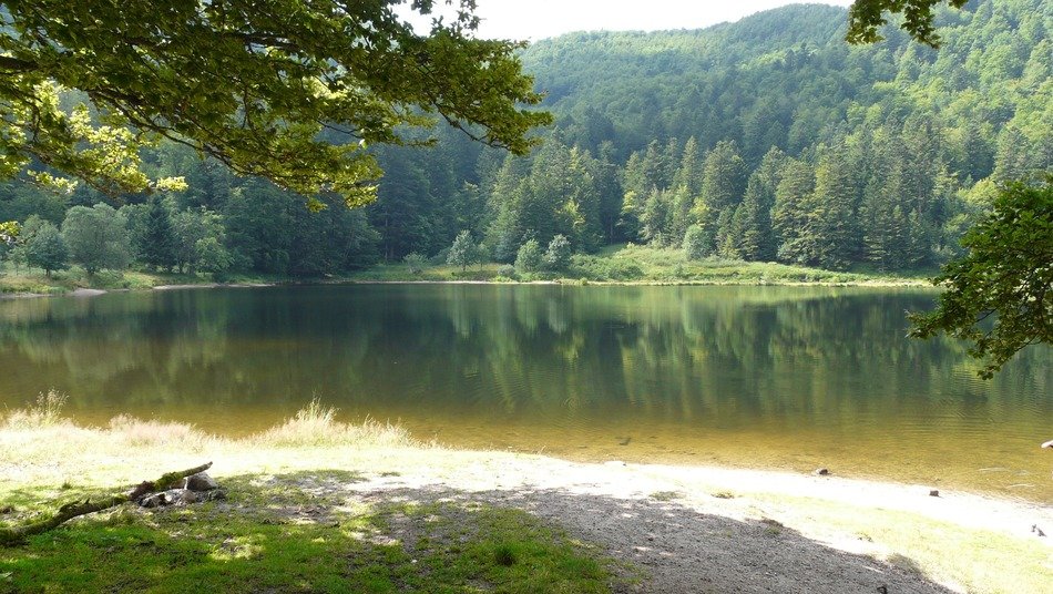 mountains lake vozhe
