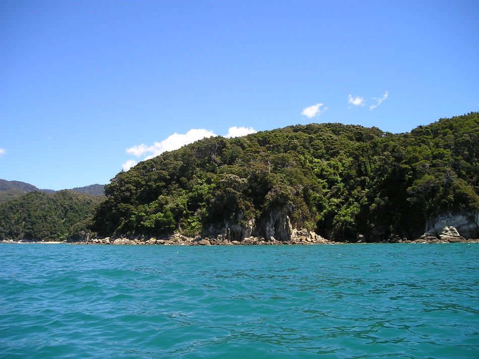 seascape in new zealand