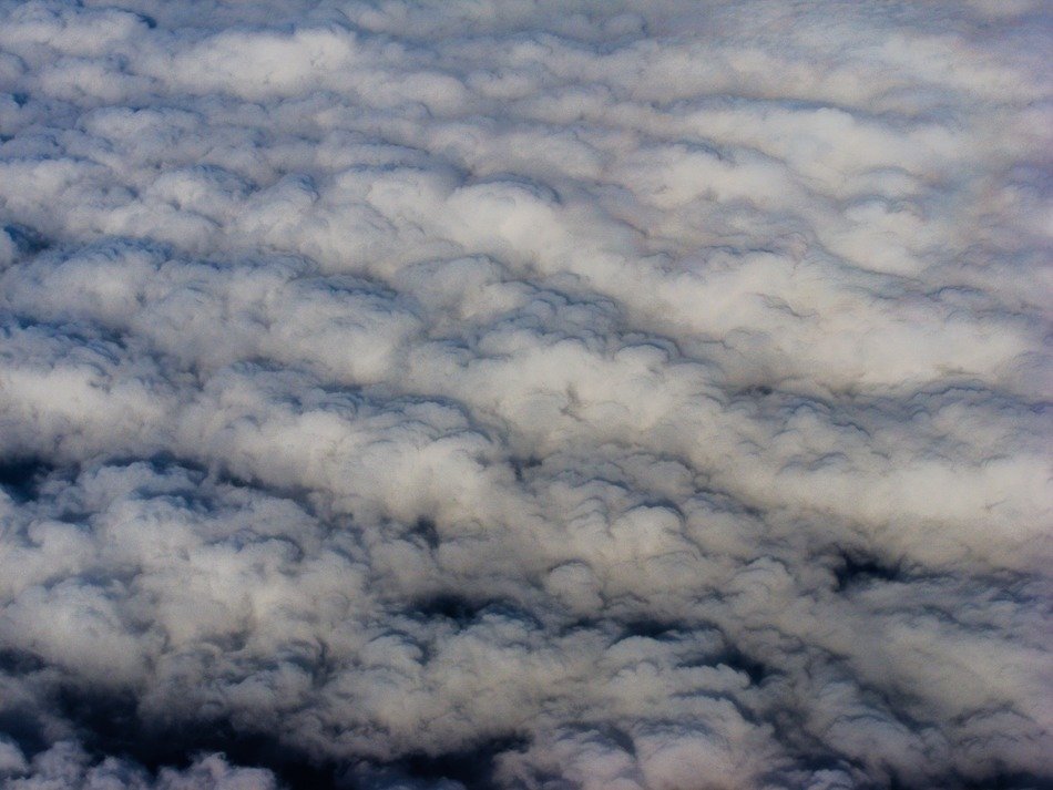 clouds in the sky close up