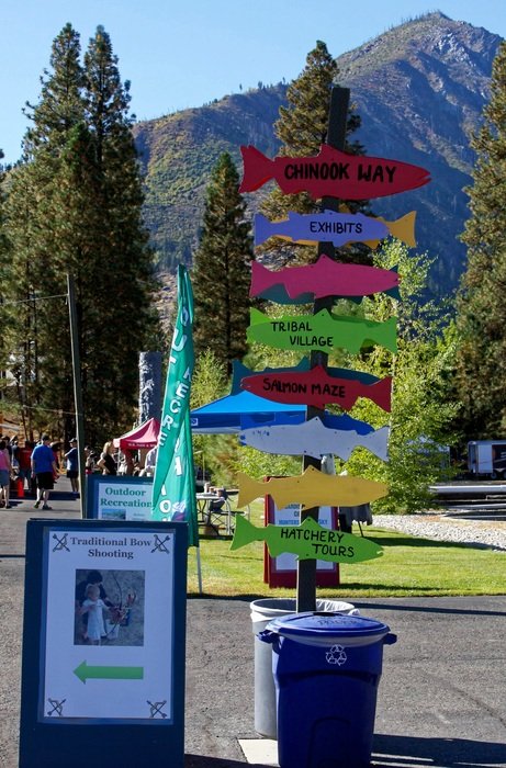 salmon festival on the wenatchee river