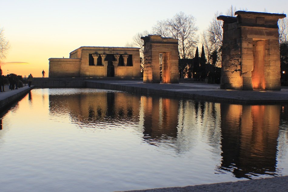 Ancient Egyptian Temple in Madrid, Spain