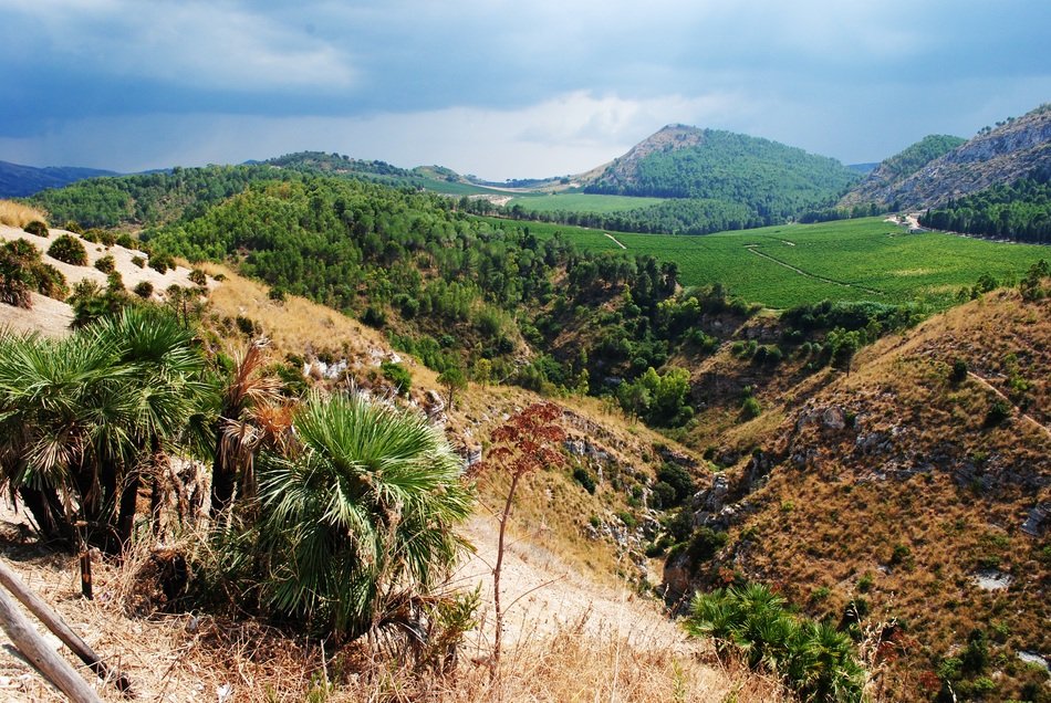 picturesque vast expanses in Sicily