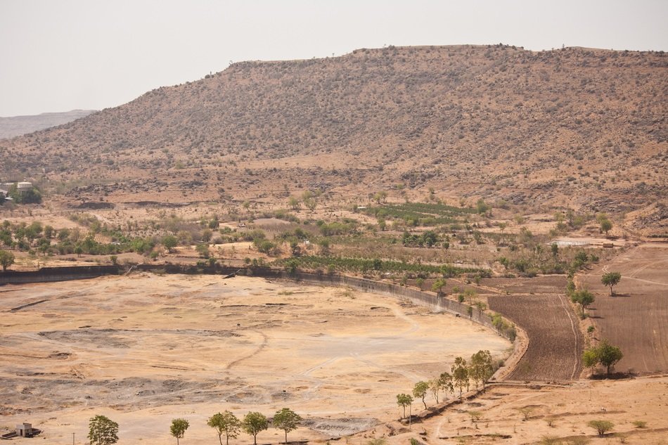 sandy glade in central india
