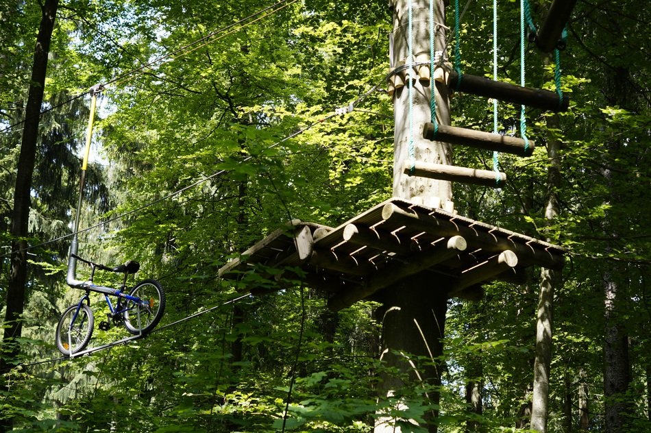 high ropes course test of courage