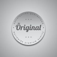 vintage sticker label N366