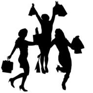 Vector silhouette of a woman N618