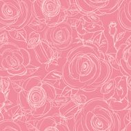 Seamless roses pattern N14