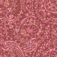 Vector seamless texture background with abstract flowers N8