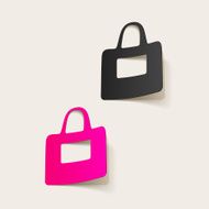 realistic design element bag N16